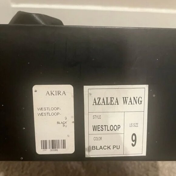 Azalea Wang Belted Thigh High Boots - DISCONTINUED ITEM New With Box - Picture 4 of 6